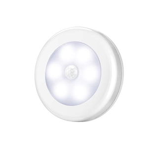 Stick-on magnet LED natlampe med bevægelsessensor - Hvidt lys